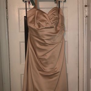 Champagne evening gown